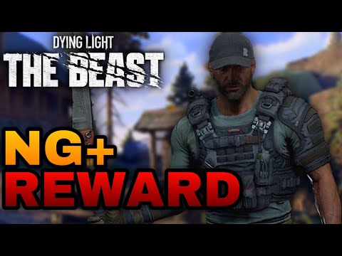 Kyle Crane in a cap and tactical vest next to the words NG+ Reward in Dying Light: The Beast