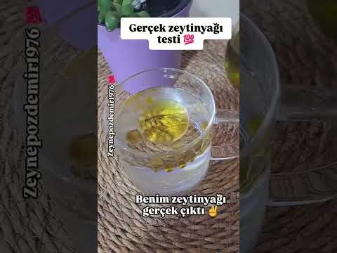 gerçek zeytinyağı testi yapıyoruz #zeytinyağı