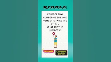 Only 1% Can Solve This Riddle !#mathriddle #brainteaser #shorts #viral #puzzle #usa #mathspuzzle
