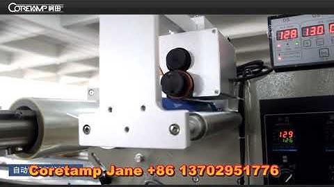 Flow pack machine for double layer cookies with date printer