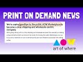 Art of Where is CLOSING Their Marketplace! (PRINT ON DEMAND NEWS)