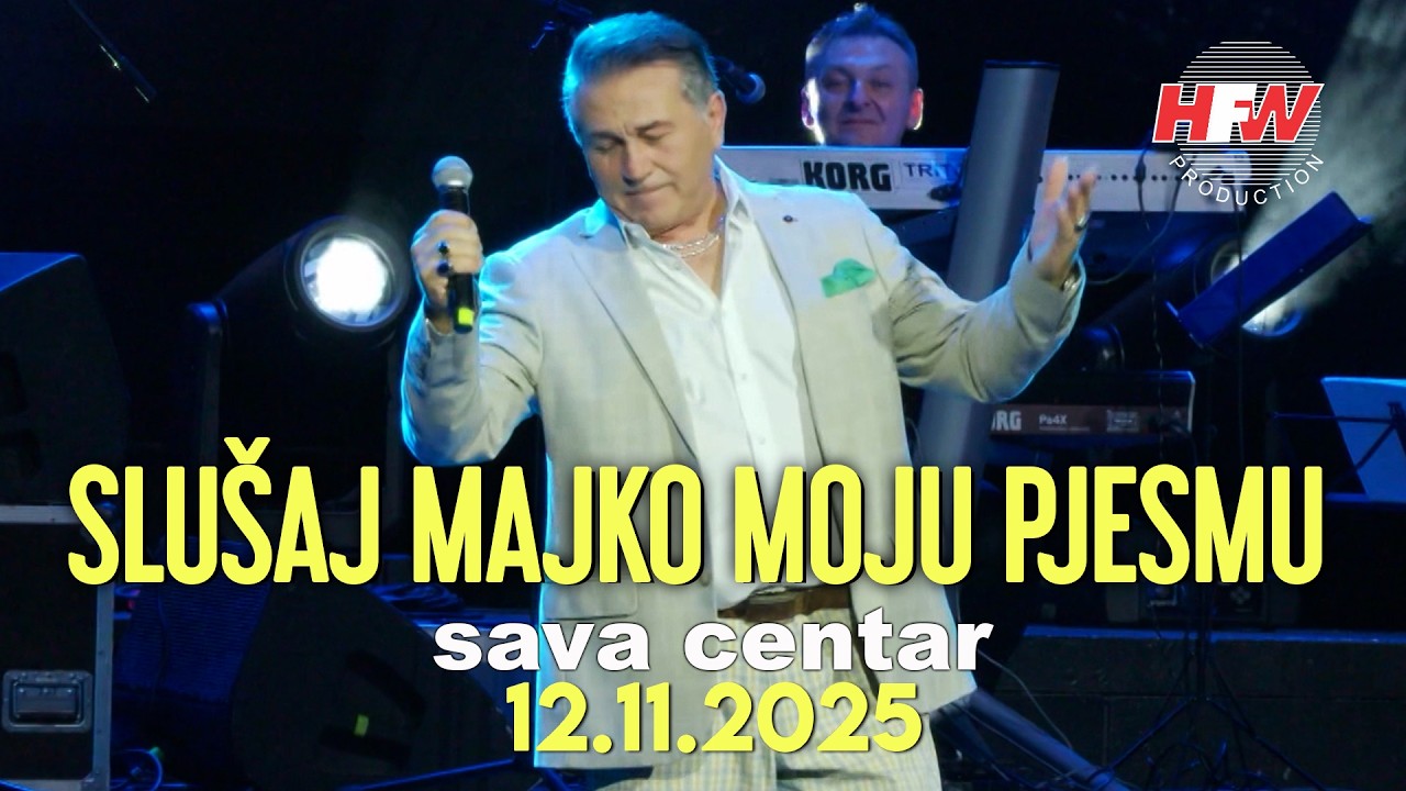 HALID MUSLIMOVIĆ - SLUŠAJ MAJKO MOJU PJESMU - LIVE - ( 12.11.25. SAVA CENTAR )