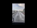 Vetri in frantumi e auto bloccate: il video della violenta grandinata sull'autostrada