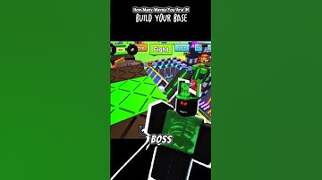 I beat Wave 500 Boss 1x1x1x1x in Build ur Base #robloxshorts