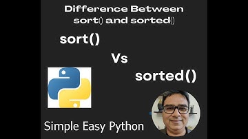 Difference between Python sort and sorted