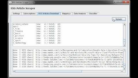 Social Content Classification - learning phase