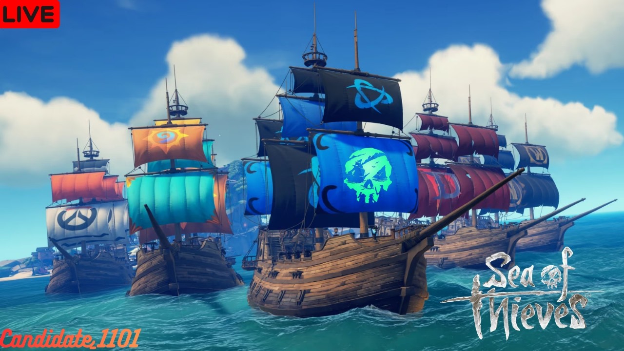 SEA OF THIEVES LIVE PvP TRY TO ACHIVED CURSE LET'S SEE....