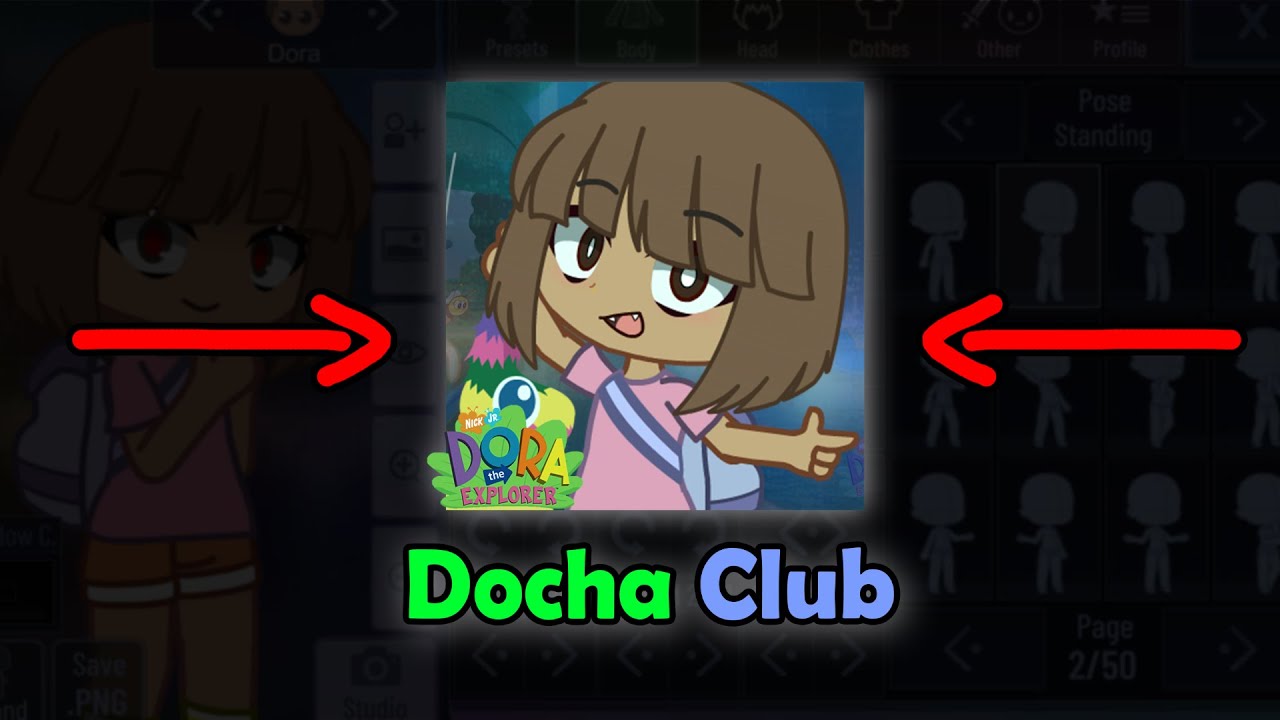 If Dora Plays Gacha Club 😨🙎🏽‍♀️🤳 YouTube