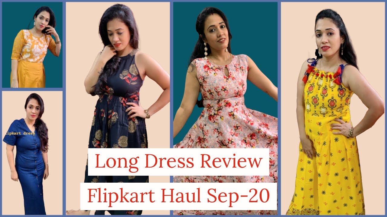 Flipkart Dress haulLong gownNew dress designLong kurtamaxi  dressesgaunkurti  YouTube