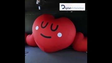 Inflatable heart need for sweet! #gonflables #artist custom inflatables