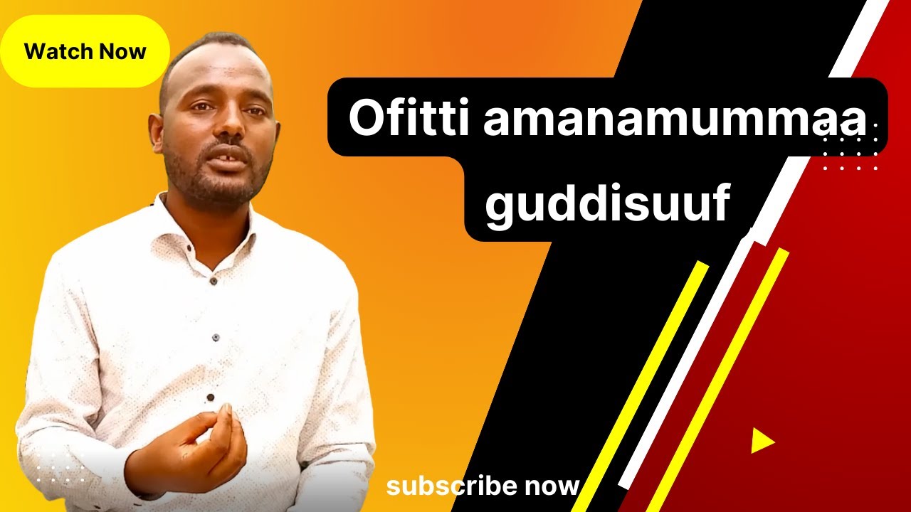 How to build your self confidence/ Ofitti amanamummaa guddisuuf