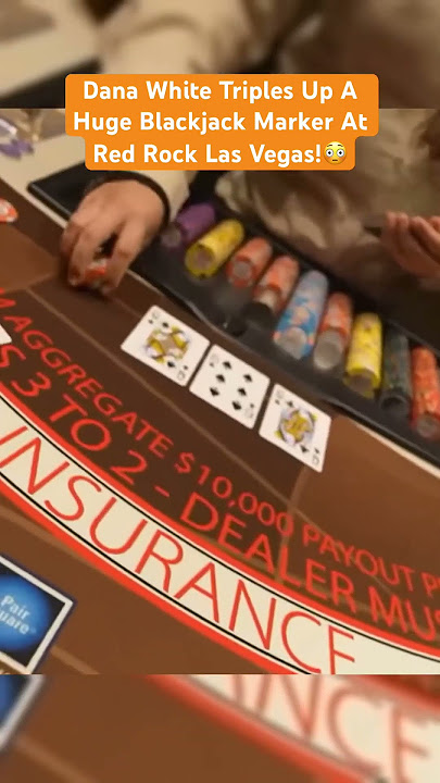 Dana White Does Unbelievable Blackjack Split Against Dealer Ace In