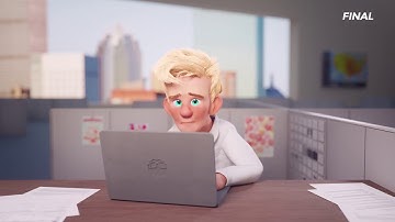 Blender 2.8 Shot Progression - Office Scene - "Arium" Explainer Animation