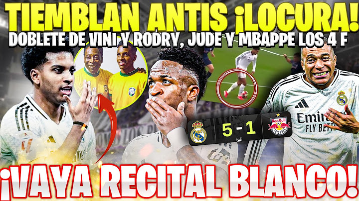 DEMOLEDOR REAL MADRID 5-1 RB SALZBURGO 😱 DOBLETE DE RODRYGO Y VINICIUS Y EXHIBICIÓN COLECTIVA