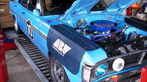 XY GTHO Phase 3 Group NC Race Car - New Engine Dyno Pull