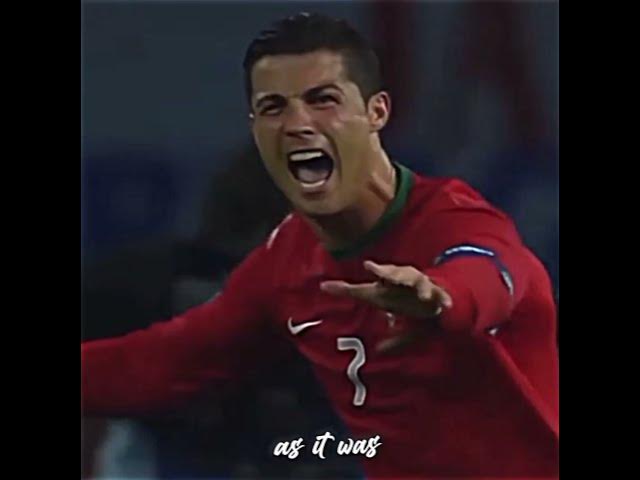 As it was - Cristiano Ronaldo  [Edit] #cristianoronaldo #football