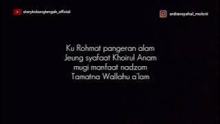 nadzom alfiyah aduh alfiyah(lirik part5)jangan lupa like komen subrek🙏