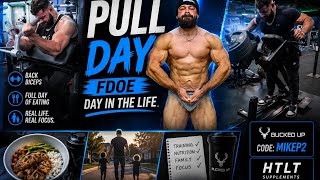 Building a Bodybuilder Physique as a Busy Dad | Pull Day & Full Day of Eating