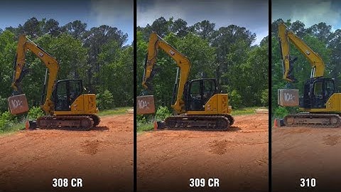 Cat® 308 - 309 - 310 Mini Excavator | Lift Test