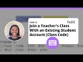 How to Join Ellii with an Existing Account (Students)