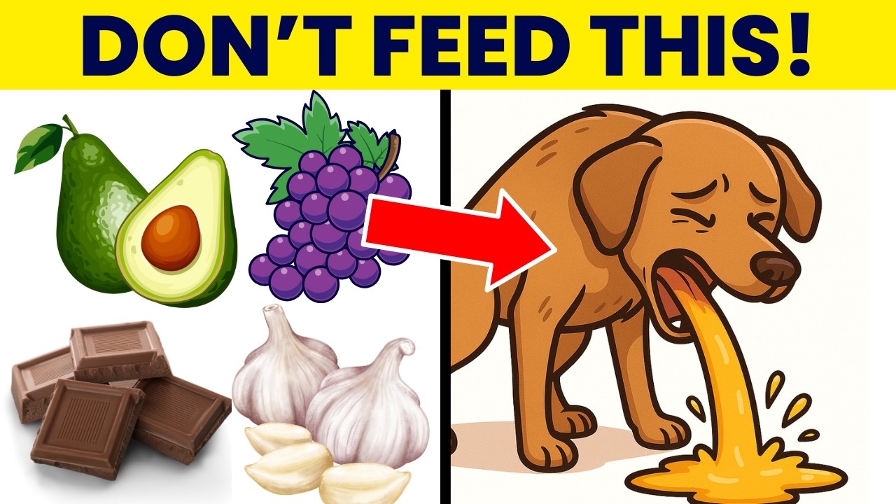 WARNING! 10 Everyday Foods That Will Kill Your Dog YouTube