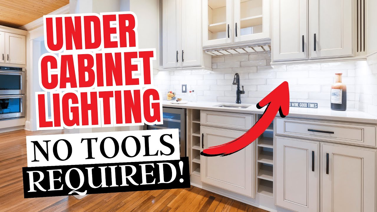Easy Kitchen Upgrade! Install UNDER CABINET Lights in Minutes With No ...