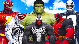 THE HULK vs TEAM VENOM - Epic Superheroes Battle