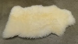 IKEA RUG SHEEPSKIN RUGS SMALLER SIZE CLOSER LOOK IKEA SHOP SHOPPING HOME DECOR REVIEW REVIEWS