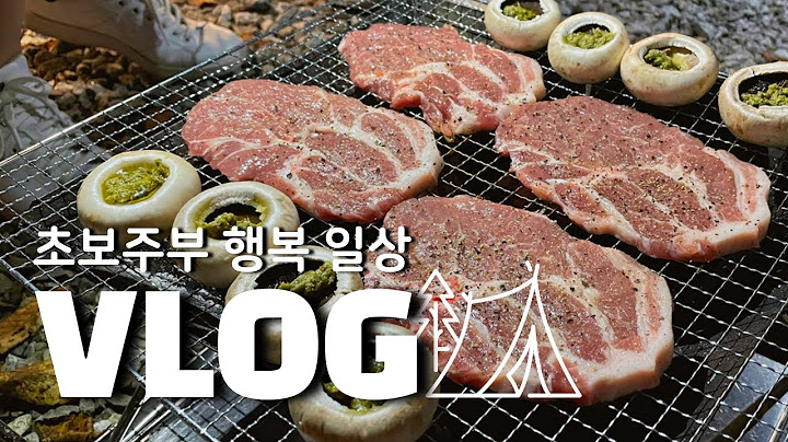 🌳Daily Vlog of housewife living in South Korea, Autumn camping, Korean bbq, Camping food vlog