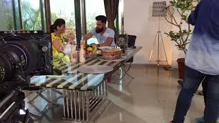 Vikrant Rathi With Sneha Ullal Shooting Time Bold Shoot Sneha Ullal Latest Hot Video New Song Making