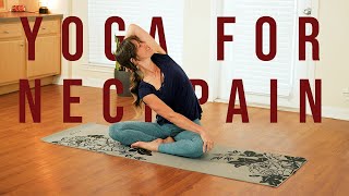 Yoga For Neck and Shoulder Pain - Safe, Easy, &amp; Gentle Neck Stretches for Beginners || 20 Minutes