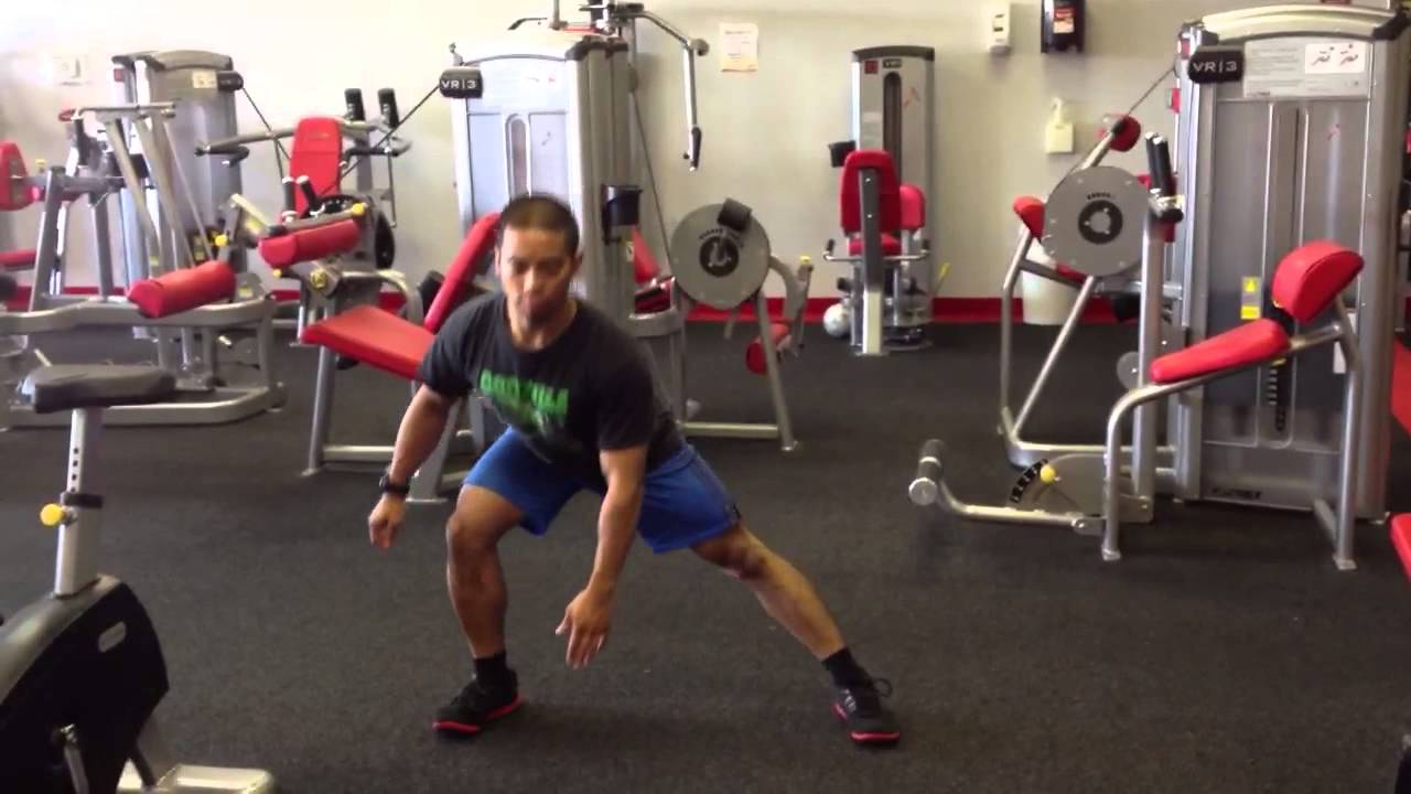 Lateral Lunge + Toe Touch - YouTube