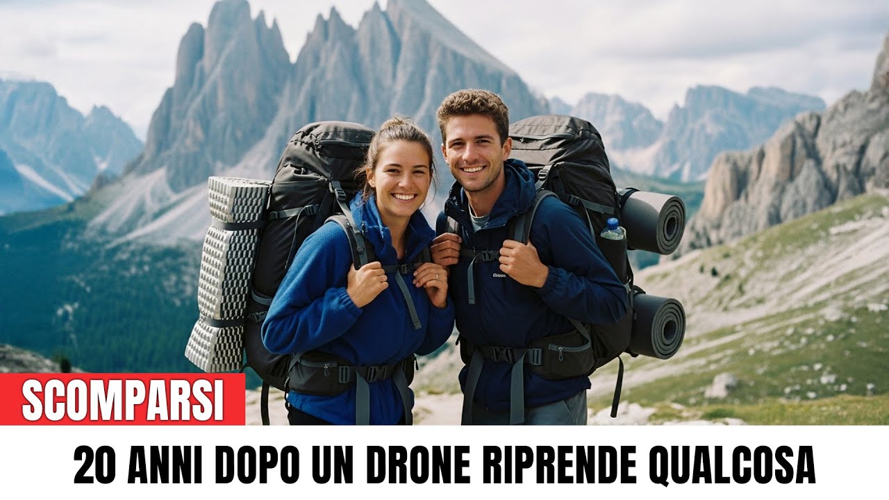 Due turisti SCOMPARSI nelle Dolomiti — 20 anni dopo un drone riprende qualcosa