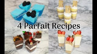 EASY No Bake Parfait Cup Recipes #nobake #easyrecipe #parfait #desserttable #nobakedesserts