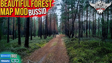 NEW FOREST HILL MAP MOD FOR BUS SIMULATOR INDONESIA V3.7.1 | NANAMAGARI TOUGE MAP MOD