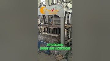 QT4-15A block machine test 8 inches hollow blocks for Jamaica customer