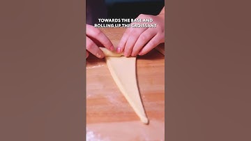 The only way to roll croissants #baking #bread #cooking #food #fyp