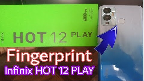 infinix hot 12 play fingerprint | how to set fingerprint in infinix