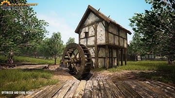 Unreal Engine 4 Medieval Farm Modular FPS Walkthrough