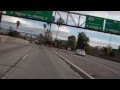 Empty 110 Freeway Los Angeles thru 4 tunnels to 5 Freeway William Tell Overture 11-26-2013