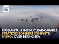 Russian Tu-95MS nuclear-capable strategic bombers complete patrol over Beri... | GMA Integrated News