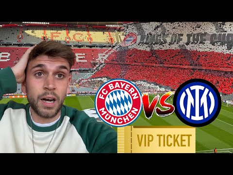 VIP BEI FC BAYERN vs. INTER MAILAND 😍🔥⚽️ ACHTERBAHN DER GEFÜHLE!
