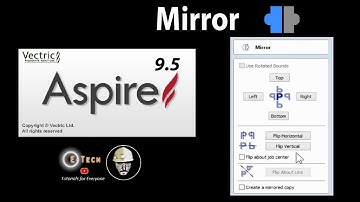 Aspire 9.5 - MIRROR Objects | CNC Wood carving software