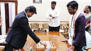 CM Vijay Playing Chess Game With Grandmaster Praggnanandhaa | CM Joseph Vijay  screenshot 5