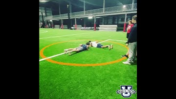 Speed Activity: 1v1 Push-up Accel w/ Multidirectional COD