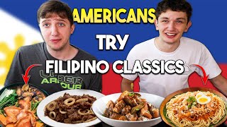 HUGE Filipino Food Feast! | First Time Trying Kare-Kare in the Philippines (and More!)