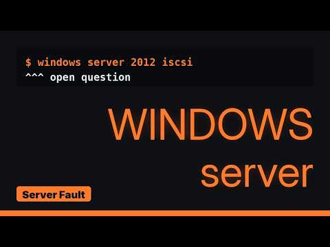 DevOps & SysAdmins: Windows Server 2012 MPIO 30sec Time Delay