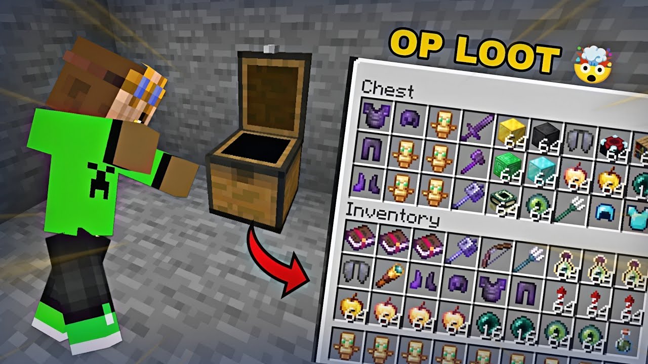 I Have Unlimited Op Item In Minecraft 😱 / Minecraft But Chest Drop Op Item 🤯🔥