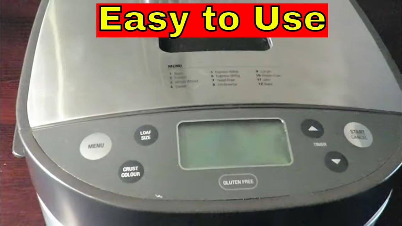 Making Bread the Easy Way with a Breville Bread Maker YouTube