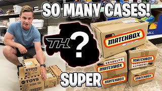 Opening TONS Of Hot Wheels, Matchbox, And M2 Machines Cases! Super Treasure Hunt And Target Reds!